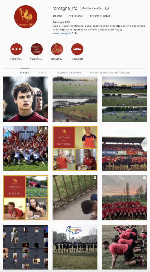 Romagna RFC - Instagram